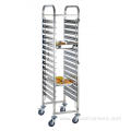 Kitchen Stainless Steel 1/1GN Pan Trolley